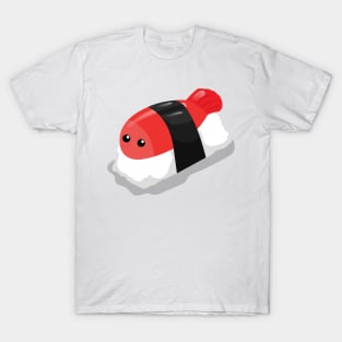 Cute Kawaii Shrimp Sushi T-Shirt